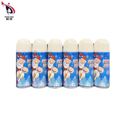 China Nieve artificial del espray de la hojalata 250ml para el artículo inodoro del árbol de Navidad en venta
