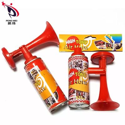 China Cheering Festival Supplies Plastic Small Aerosol Air Horn For Football Game for sale