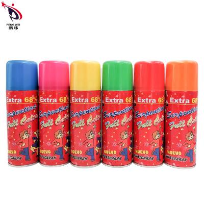 China Wholesale Wedding Christmas Party Colorful Crazy String Spray / Crazy Ribbon Spray for sale