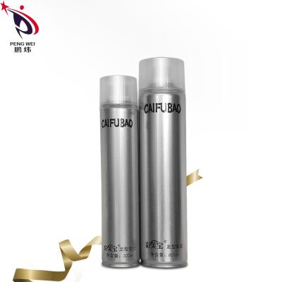 China Private Label Long Lasting Hairspray 208g Natural Organic Barber Strong Holding Hair Styling Spray for sale