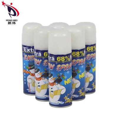 China OEM 250ml White Foam Snow Spray Joker Festival Holiday Party Carnival for sale