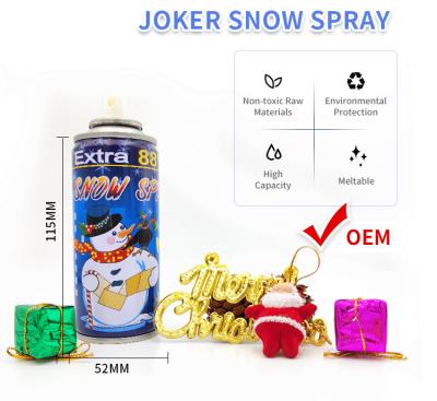 China Eco - Friendly 250ml Aerosol Artificial Snow Spray For Indoor for sale