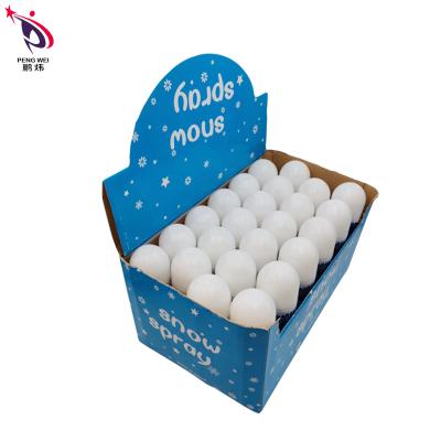 Chine 250 ml de bonne formule mousse de neige Spray mariage fête de fête de neige Spray dans des boîtes d'étain à vendre