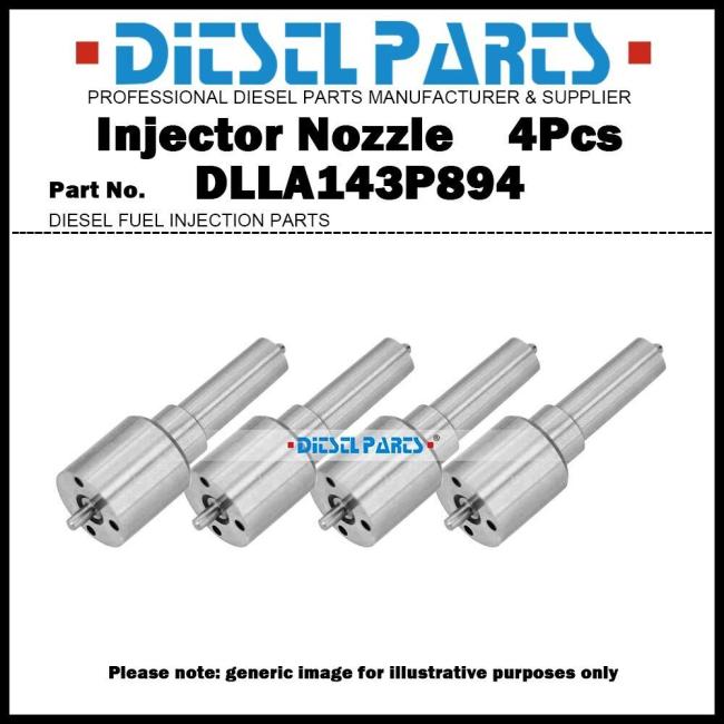 4x Fuel Injector Nozzle DLLA127P945 for 095000-6320 RE530361 RE531210 - Picture 1 of 5