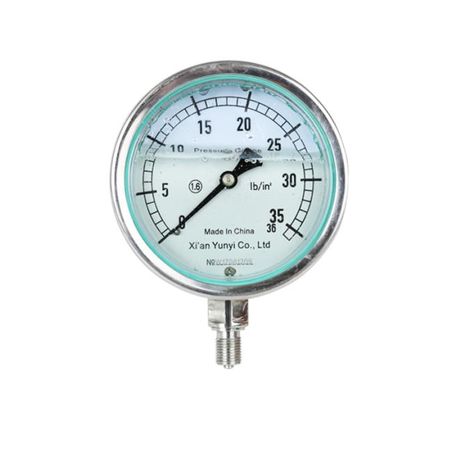 wholesale stainless steel oil air Manometer Pressure Meter gauge