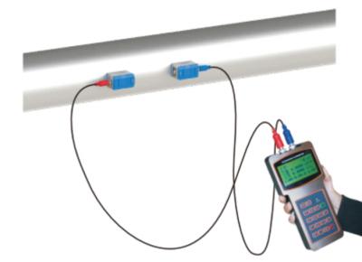 China NYUF100H Handheld Ultrasonic Flow Meter for DN32 to DN6000 Pipe Line for sale