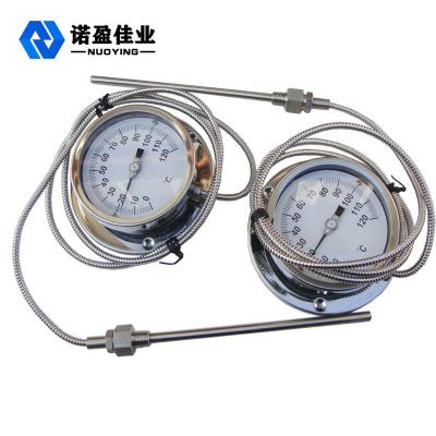China 60mm Dial Bimetal Temperature Gauge 1.5 Accuracy SS304 0-150 Degree for sale