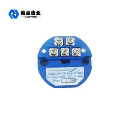 China Blue RTD Temperature Transmitter Sensor PT100 Polypropylene 0.5V 4.5V for sale