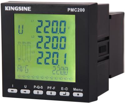 China High Performance Multifunctional Power Meter , 90 - 260 VAC PMC200 for sale
