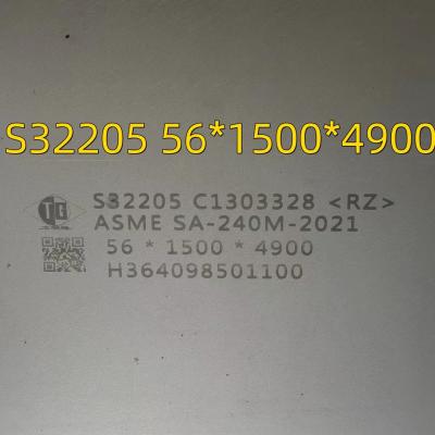 China UNS S31803 Material equivalente S32205 1.4462 Propiedades del acero inoxidable 2205 Placa de acero dúplex en venta