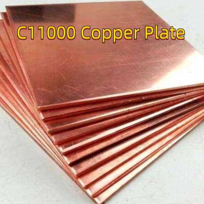 China C10200 placa de hoja de cobre libre de oxígeno para condensador 20*600*1500mm en venta