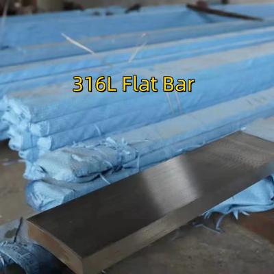 China ASTM A276 Cold Drawn Stainless Steel Flat Bar  SS 316L Flat Bar 60*10 Hairline Brushed Finish for sale