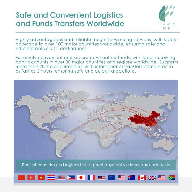 FAMO KEMEI products in global markets