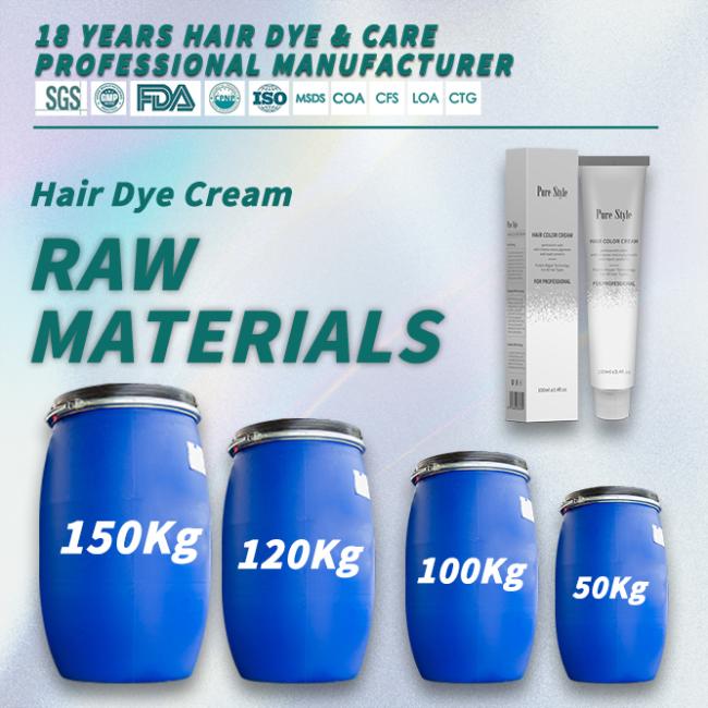 PureStyle Low Ammonia Permanent Color Hair Dye Cream for Professional Salon Use Hair Color Manufacturer 4