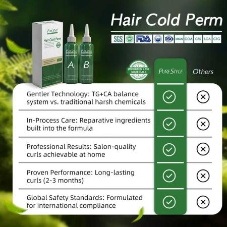 Hair perm cream final product