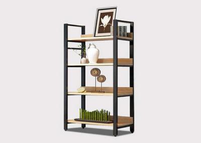 China Iron MDF Gift Shop Shelves Home Display Rack Powder Coating Surface for sale