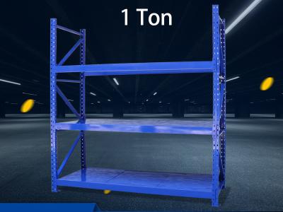 China 1 Ton / Layer Warehouse Storage Shelves Steel Pallet Racks For Commercial Furniture for sale