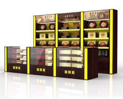 China Traditional Medical Store Racks Furniture For Medicine Shop Wood Material for sale