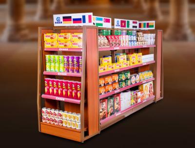 China Economical Convenience Store Display Fixtures / Grocery Store Display Racks for sale