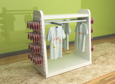 Китай Покрасьте выставочную витрину стеллажей для выставки товаров одежды напечатанных детей/одежд младенца продается