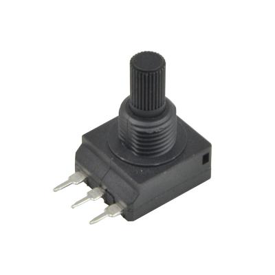 China Insulated Shaft Motorized Rotary Potentiometer , Carbon Film Potentiometer PC1601-H-B-P18 for sale
