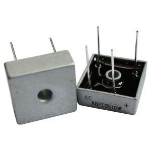 China Pinout High Current Bridge Rectifier KBPC3510W Single Phase With Metal Case for sale