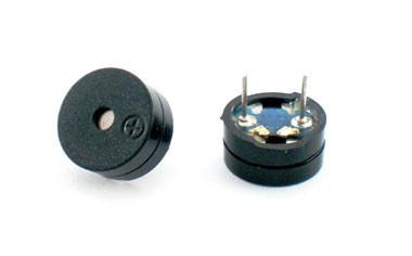 China Ultra Thin Passive Magnetic Transducer Buzzer Φ12*6mm Split Pin Lead Type for sale