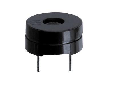 China AC Type Electronic Magnetic Transducer Buzzer 2048Hz Φ12*5.4mm For Door Bell for sale