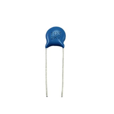 China Blue Polyester Film Capacitor / High Voltage Ceramic Capacitors For X Ray Machine for sale