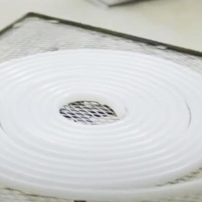 China Goma de silicona blanca neutral del silicón 7.5Mpa del gusto y del olor MVQ para la protuberancia en venta