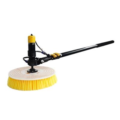 China Single Head Solar Panel Brush Photovoltaic Effort Free Cleaning Dust Industrial Rotary Brush for sale
