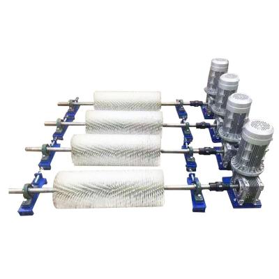 China Conveyor Belt Cleaner Brush Equipment Electric Roller Brush Cleaner for sale