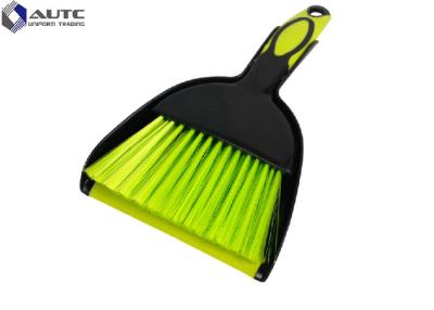 China Plastic Handle Housekeeping Brushes Broom Mini Dustpan With Set Table Cleaning for sale