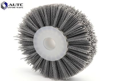 Chine Le fil d'acier rotatoire abrasif balaye la brosse abrasive en nylon de meulage rotatoire rotatoire de matériel de plat de HDPE de brosse métallique d'outil à vendre