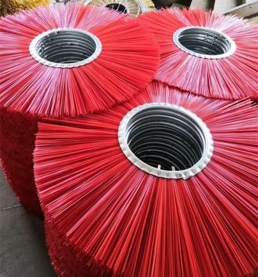 中国 道掃除人のブラシの道のクリーニング ブラシのブラシ プラスチックPPのフィラメントのためのPPのフィラメント繊維 販売のため