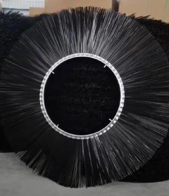 China OD 1200mm ID 500mm Snow Sweeping Wafer Brush Airport Super Large Snow Removal Equipment for sale