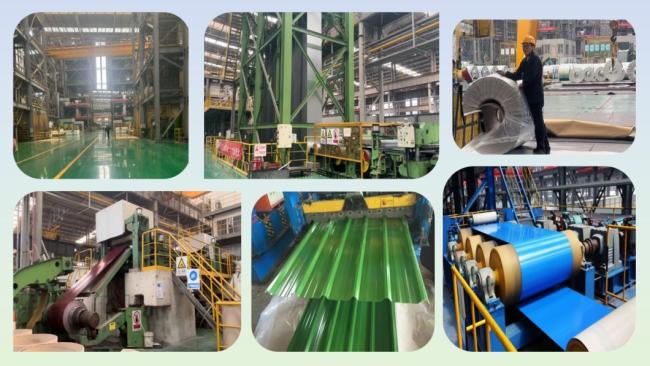 Prepainted Steel PPGI Colored Coil Rolled Galvanized Roof Sheet PPGI