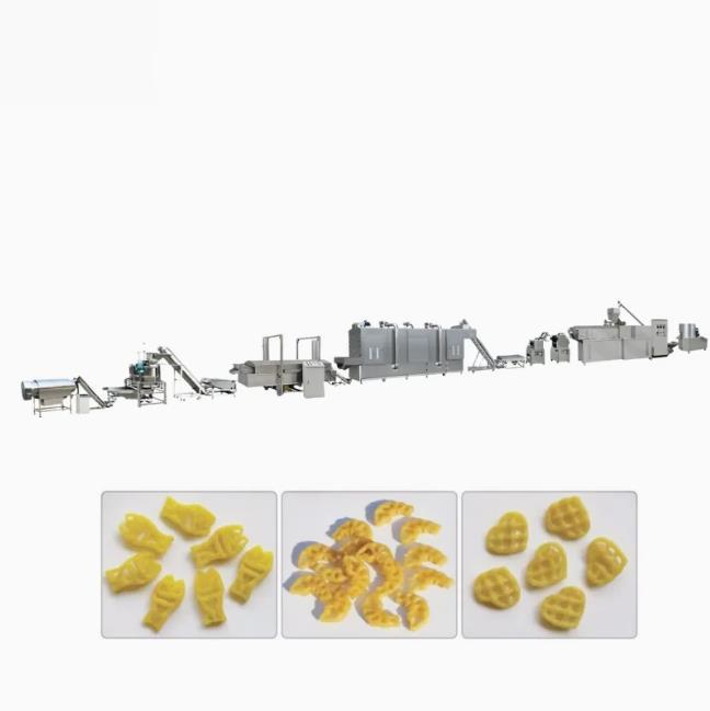 Fried Extruded 3D Pellet Snack Extruder Machine
