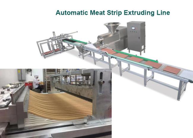 Meat Strips Dog Treats Processing Line