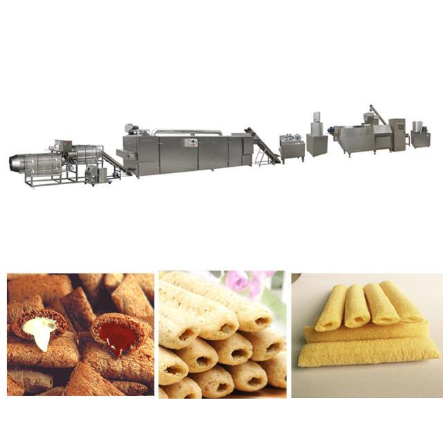 Core Filling Snack Bar Puff Snack Extruding Line