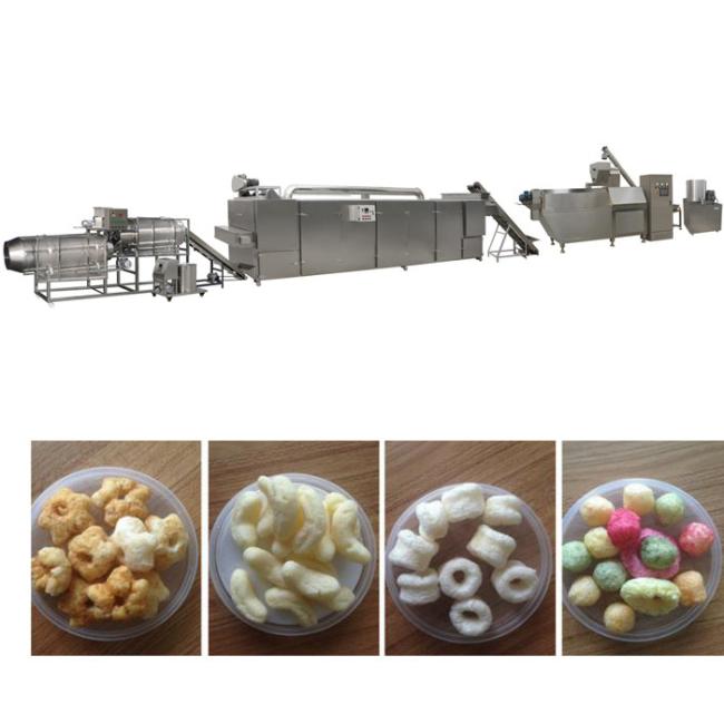 Stainless Steel Puff Snack Extruder Food Corn Puff Snacks Making Line