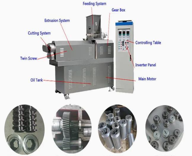 Puffed Food Extruder/inflating Food Extruder/corn Snack Food Making Machine