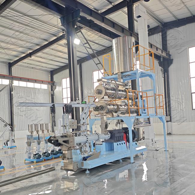 Pellet Extruder Twin Screw Pet Food Extruder Machinery