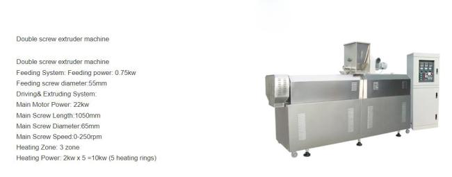 Twin screw extruder baby milk rice powder making machine
