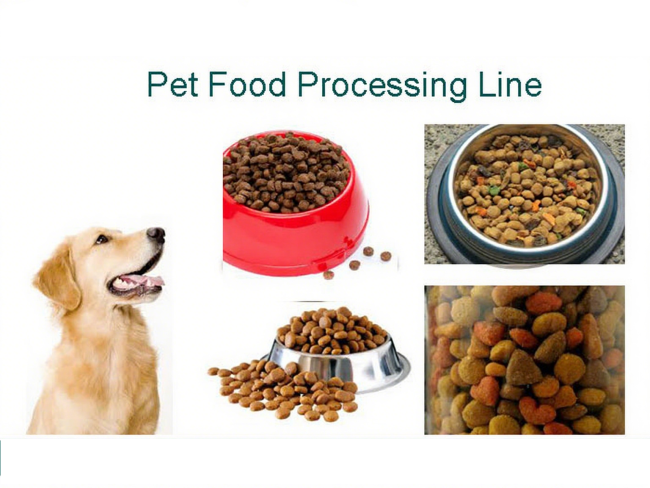 Dog pet food processing line , animal food making machine
