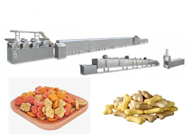Single/Double Color Pet Biscuit Making Dog Snacks Processing Line