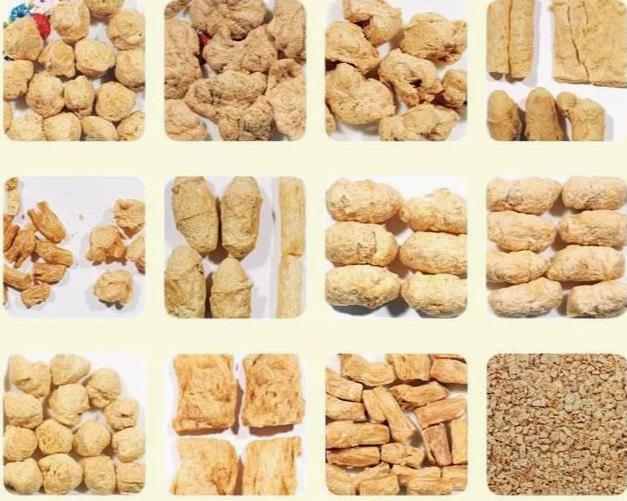 Textured vegetarian Soya Extruder Machine / puff snack extruder equipment
