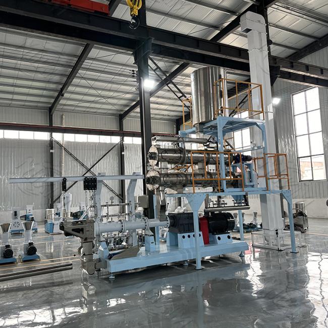 Professional automatic dog Pet Food Extruder production line