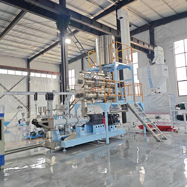 Dry pet dog food making machine , dog food extruder