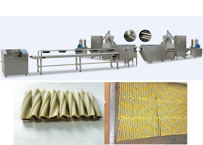 Twin Screw Extruded Dog Chewing Snacks Food Processing Line